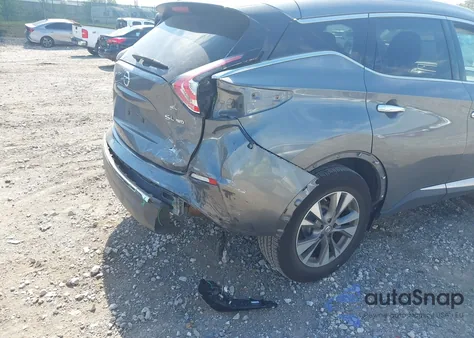 2018 Nissan Murano Sl from USA, damaged, VIN 5N1AZ2MH8JN102555